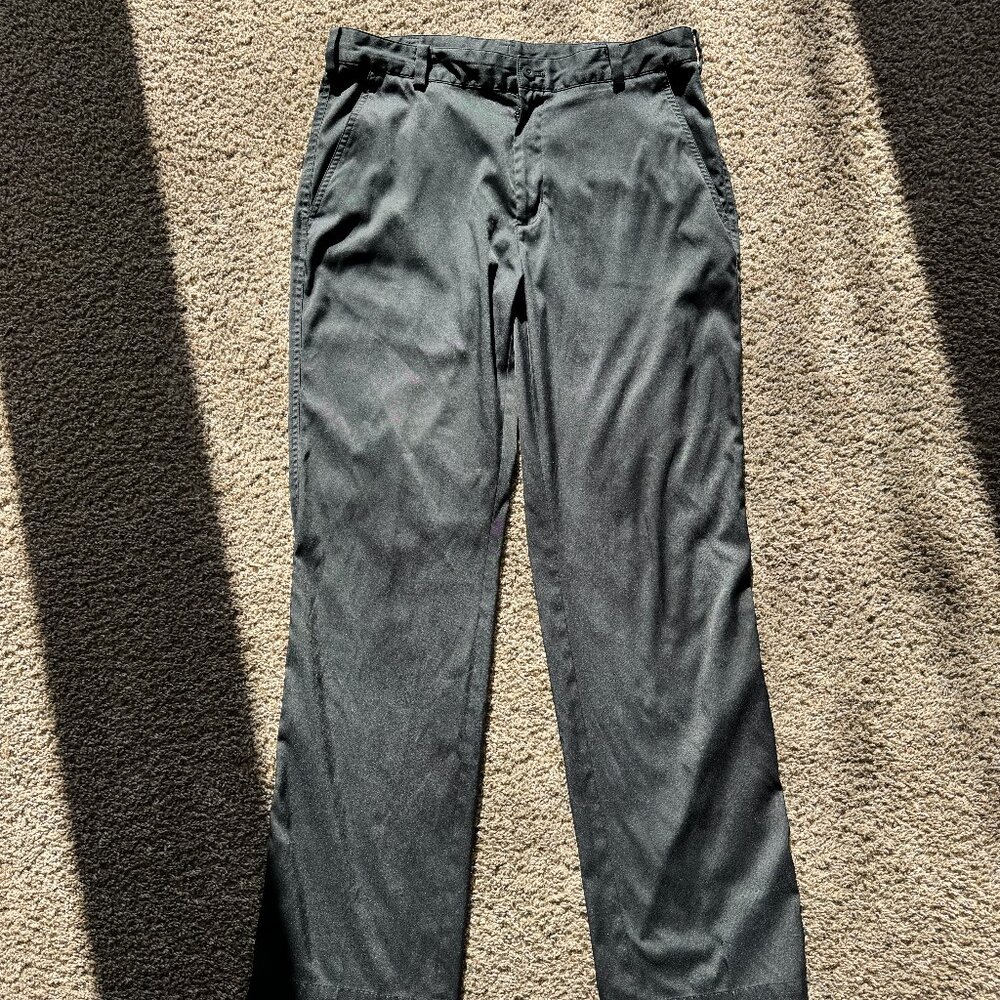 Nike Golf Lightweight Dri-Fit Straight Leg‎ Trouser Pants Black 32x32